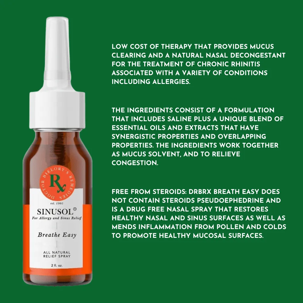 Sinusol Breathe Easy Nasal Spray (2oz)
