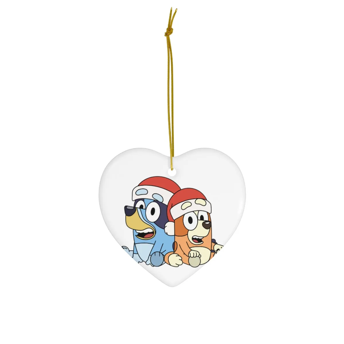Sister Dog Ceramic Ornament, 4 Shapes