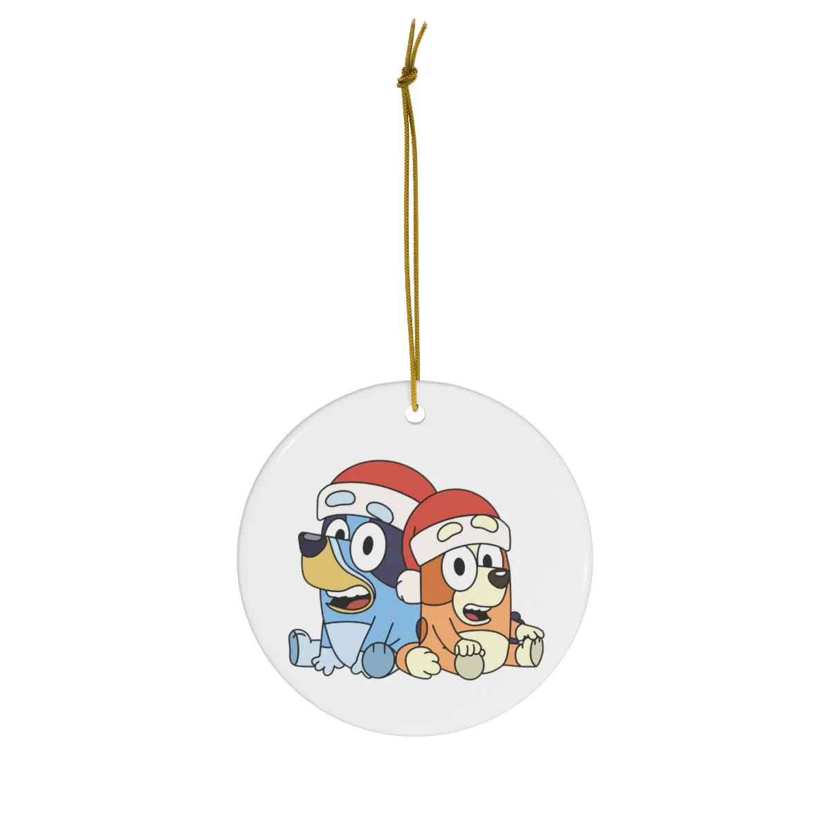 Sister Dog Ceramic Ornament, 4 Shapes