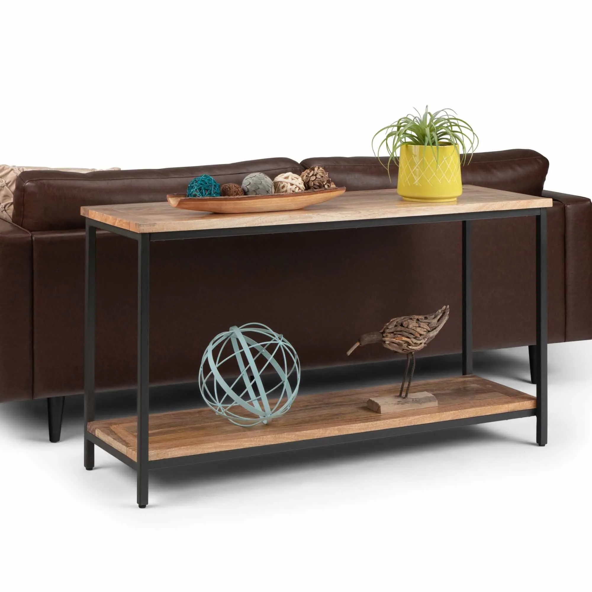 Skyler Console Sofa Table in Mango