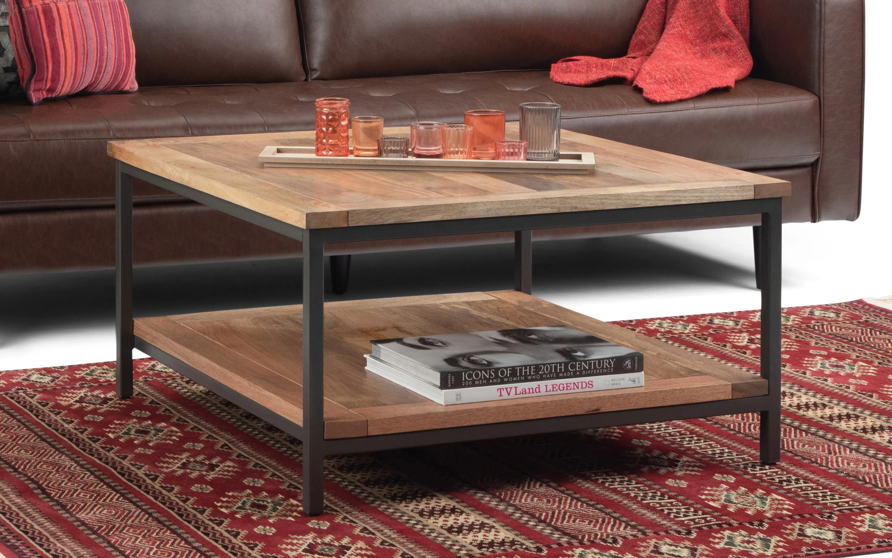 Skyler Square Coffee Table in Mango