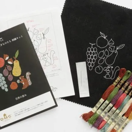 Sleeping Forest Embroidery Kit by Alice Makabe