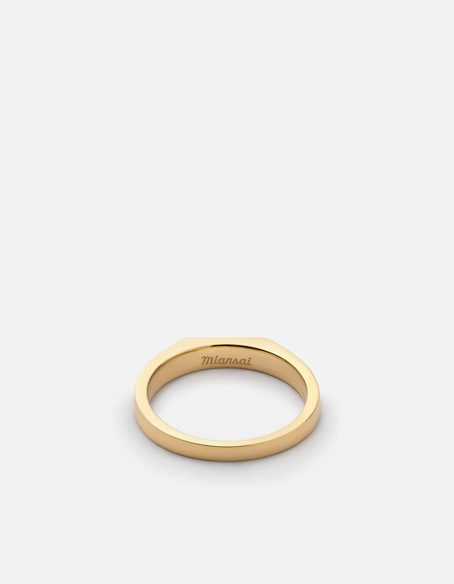 Slim Geo Ring, Gold Vermeil