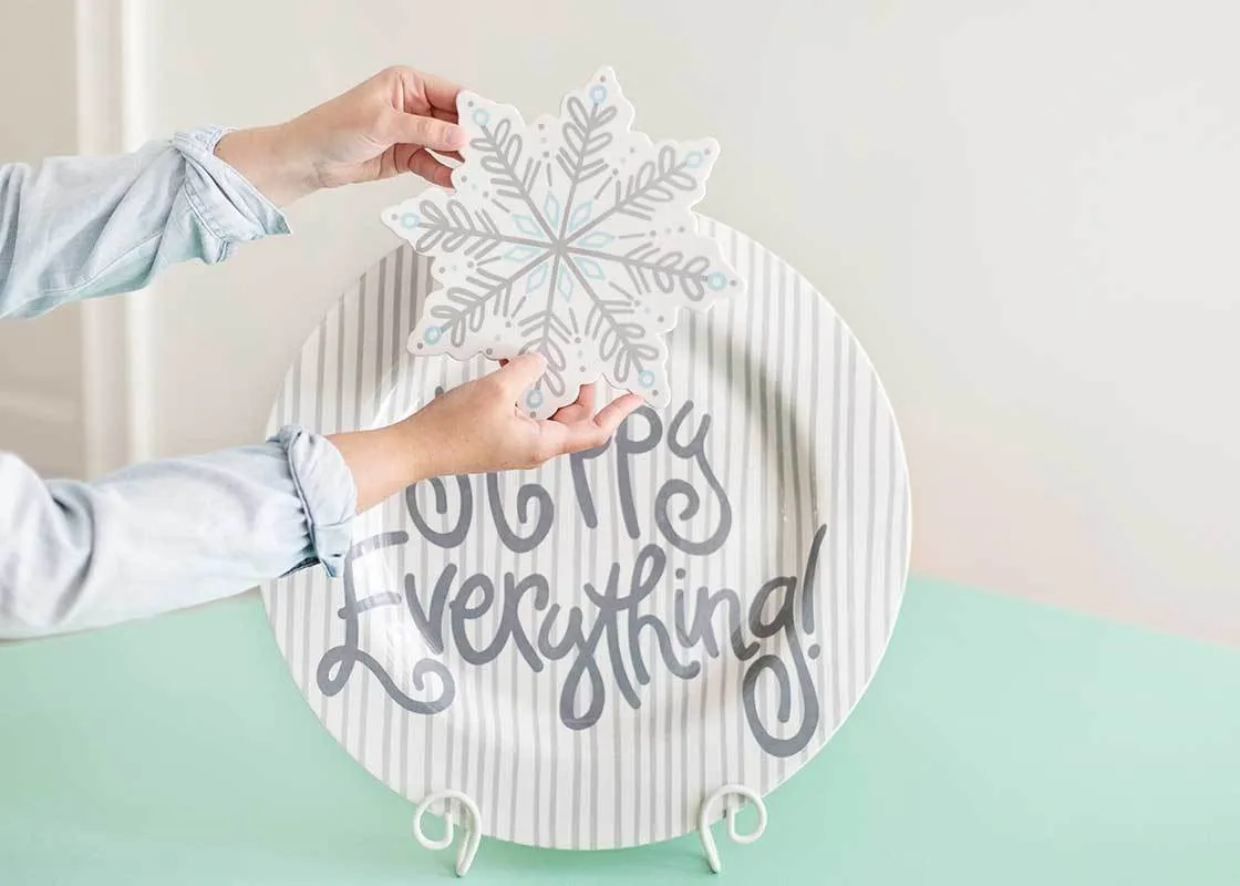 Snowflake Happy Everything Attachment