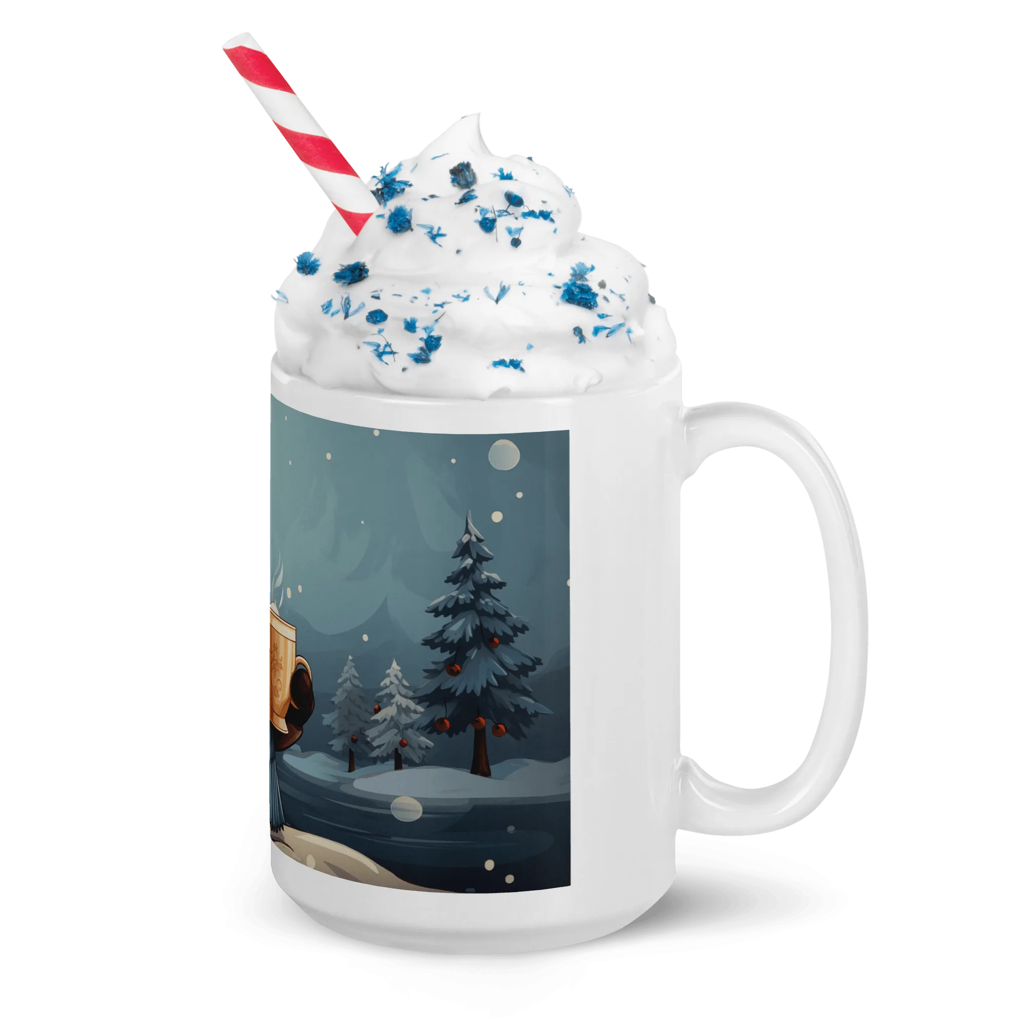 Snowman With Some Hot Chocolate Mug