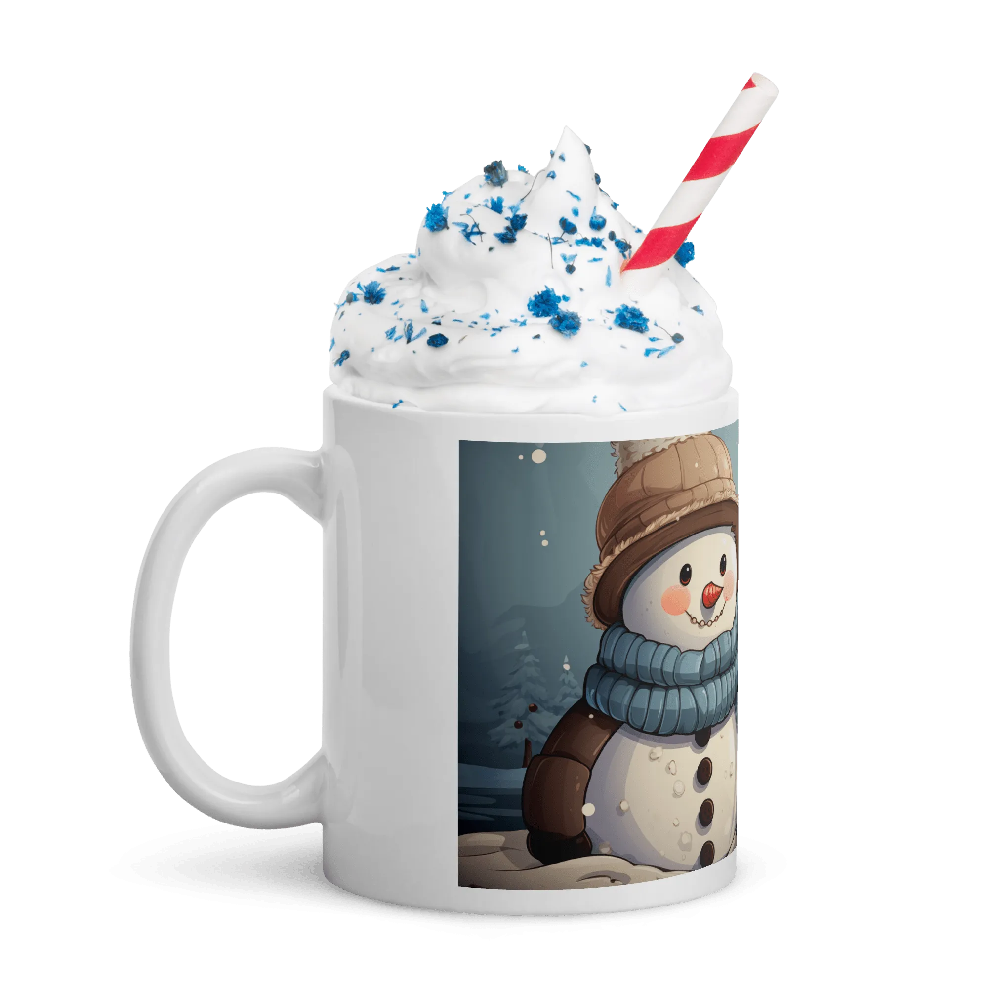 Snowman With Some Hot Chocolate Mug