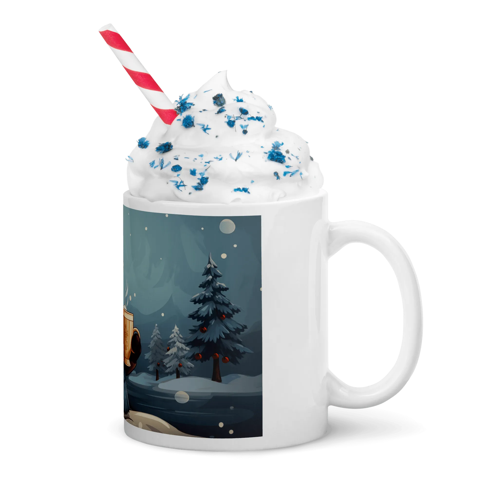 Snowman With Some Hot Chocolate Mug