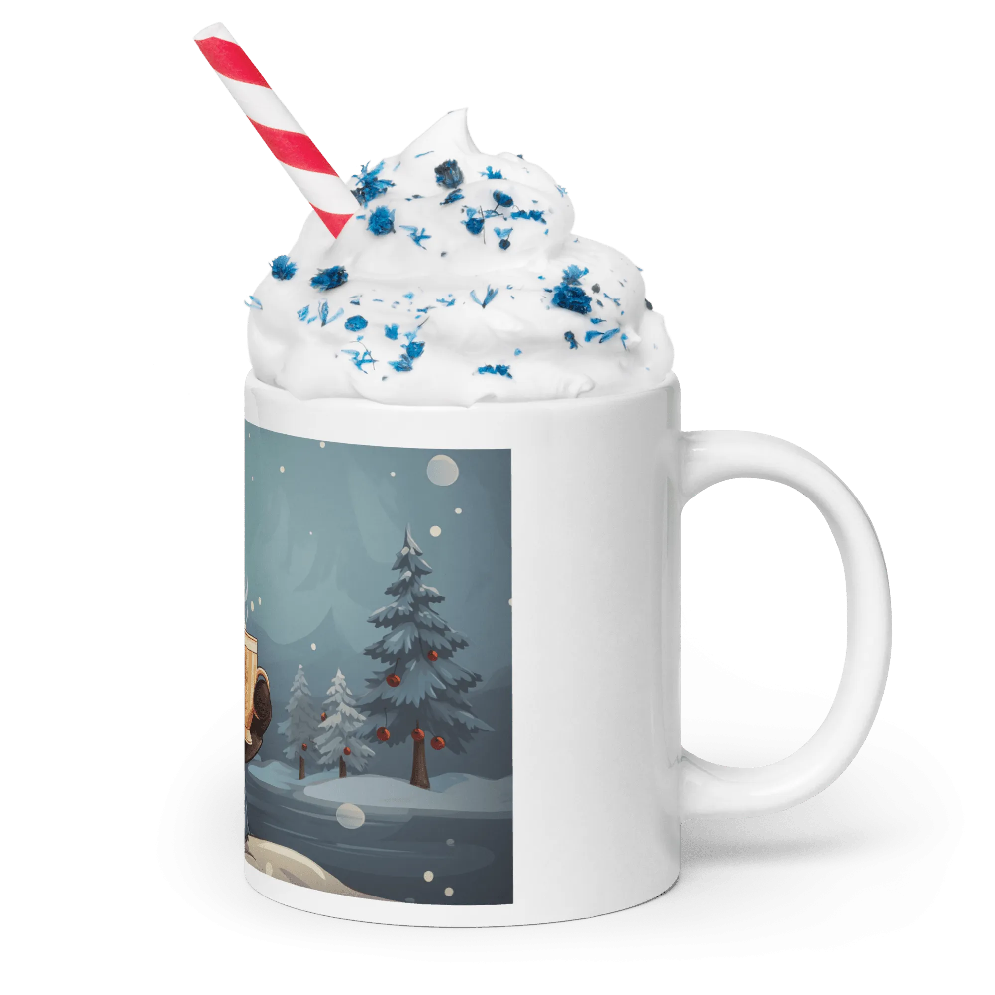 Snowman With Some Hot Chocolate Mug