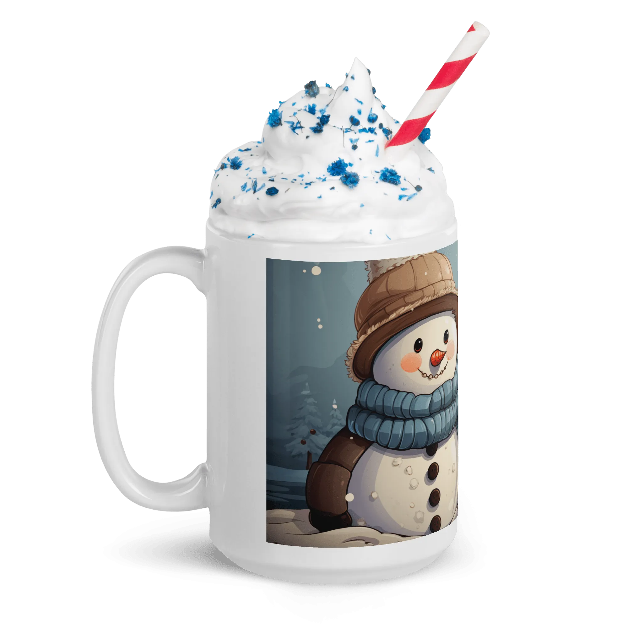 Snowman With Some Hot Chocolate Mug