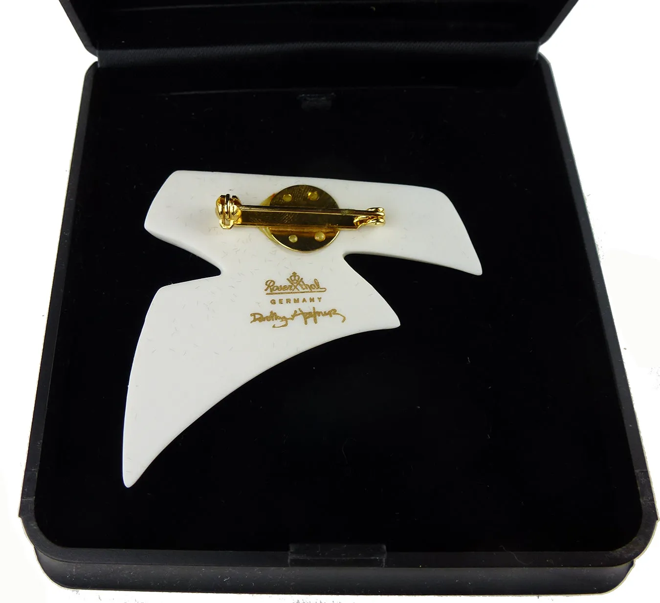 SOLD Dorothy Hafner Ceramic Jewelry Pin for Rosenthal