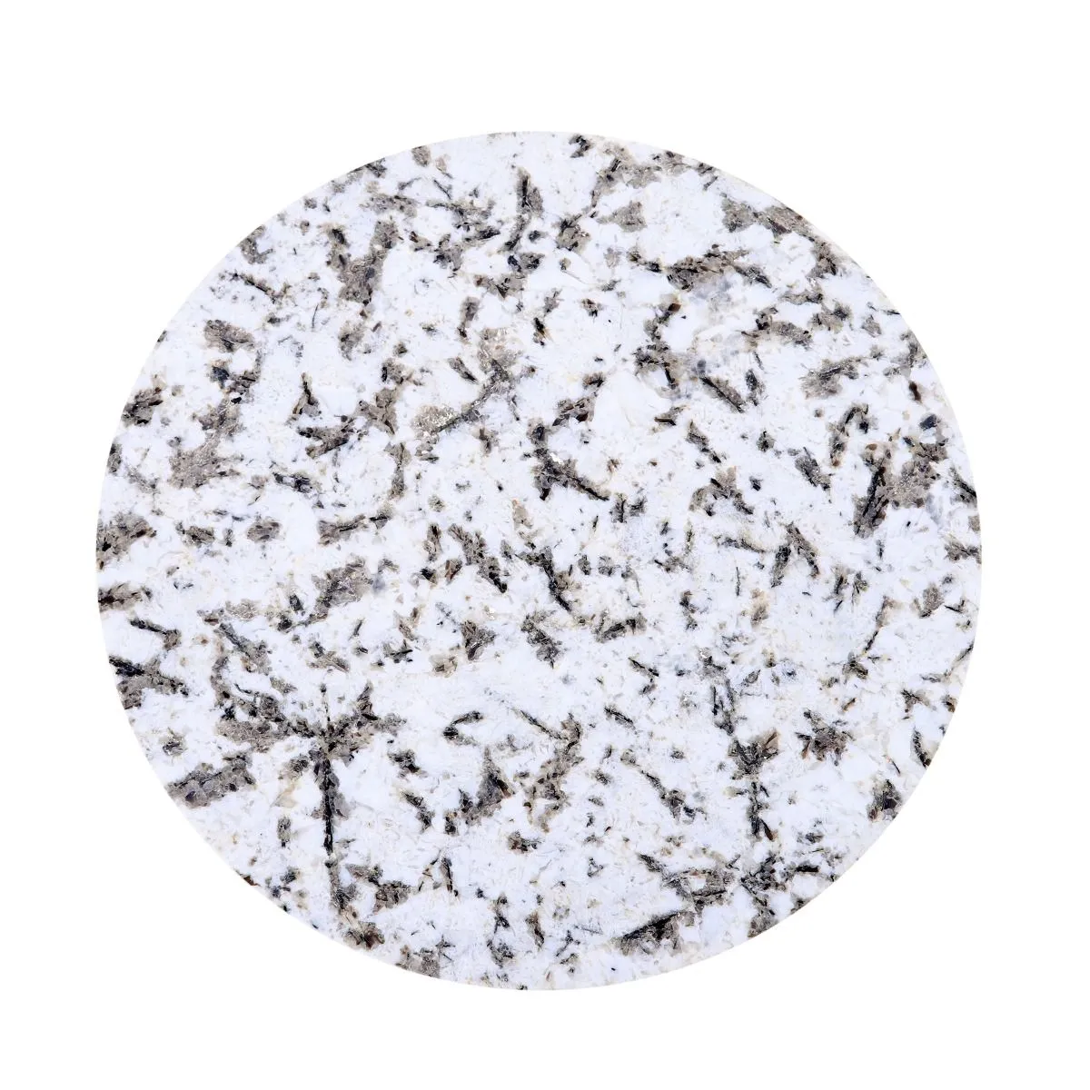Sperre 18" Accent Table with Alaska White Marble Top