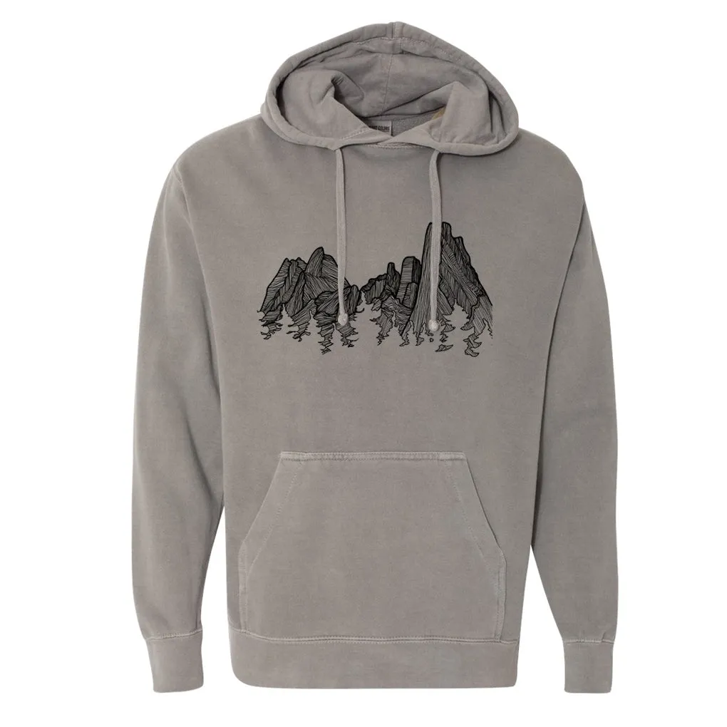 Spires Unisex Garment-Dyed Hoodie