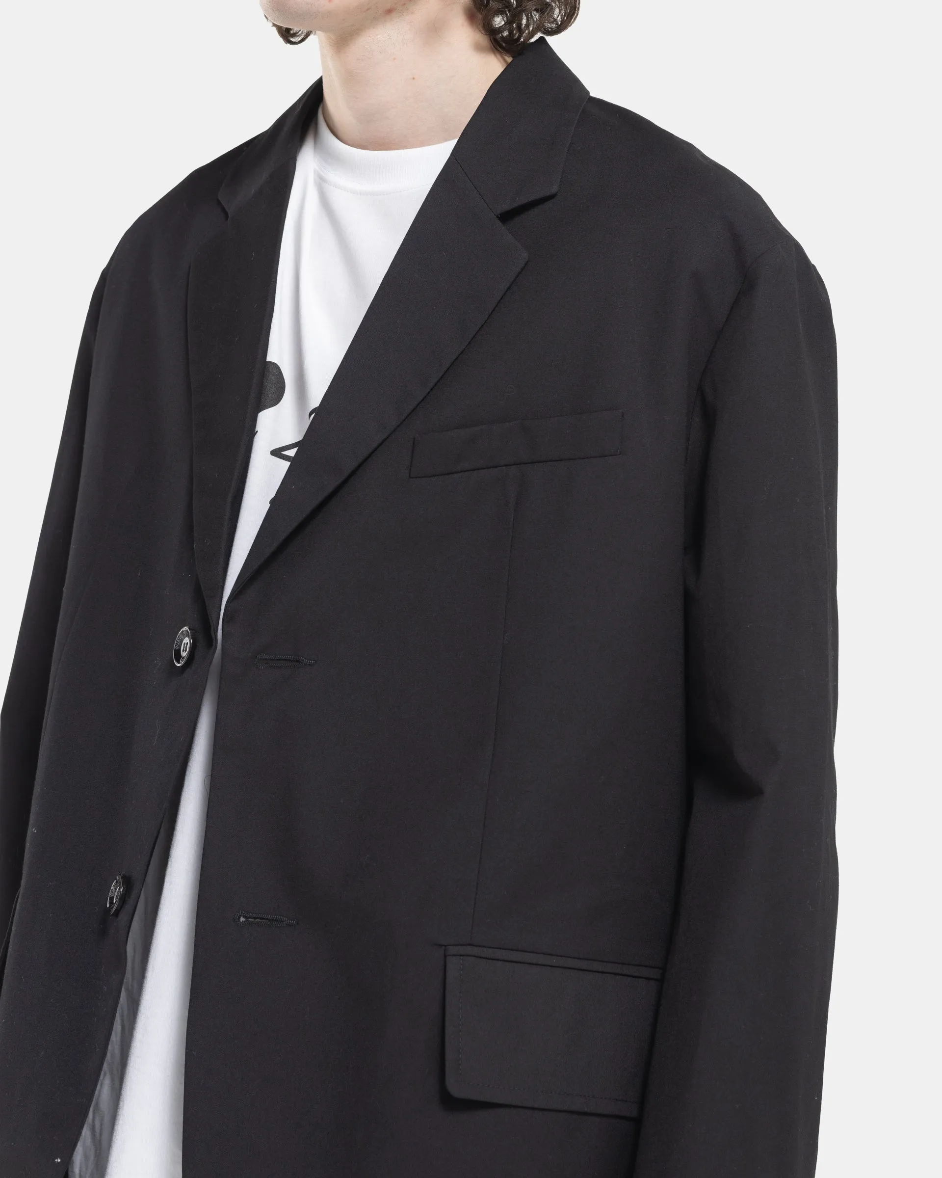 Square Blazer in Black