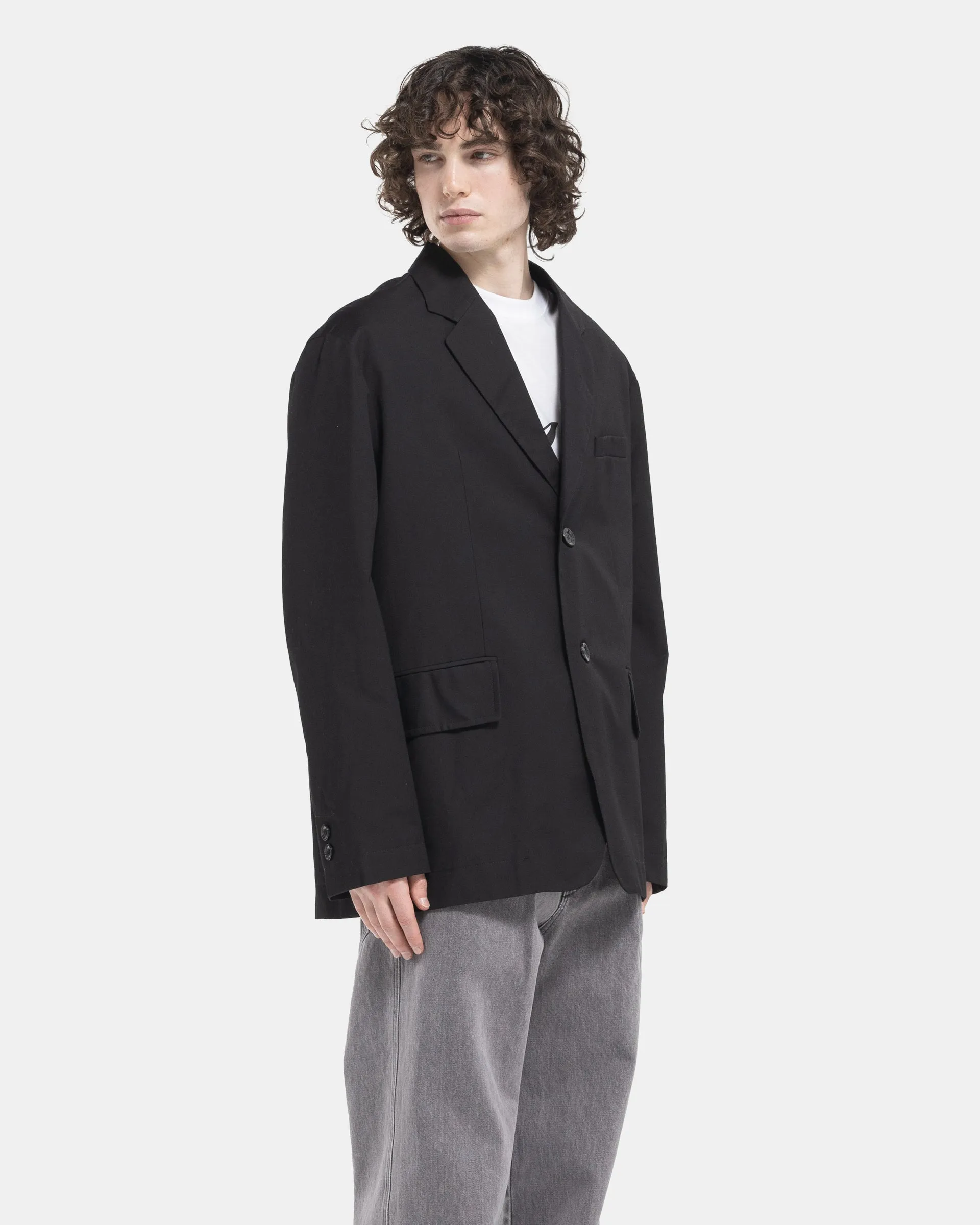 Square Blazer in Black