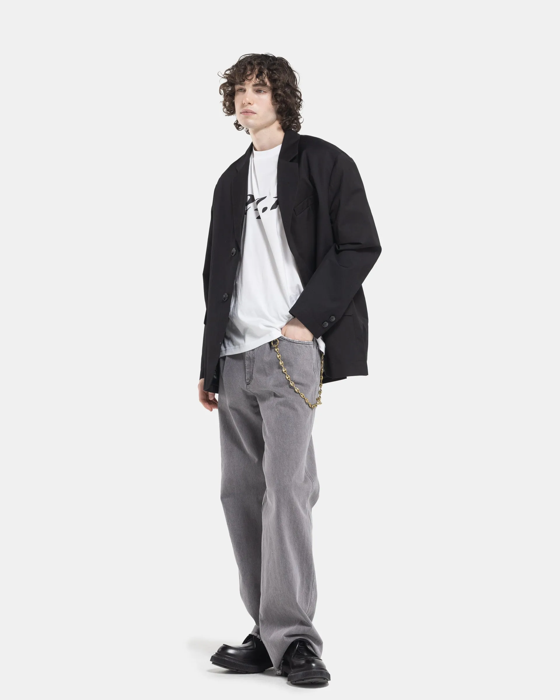 Square Blazer in Black