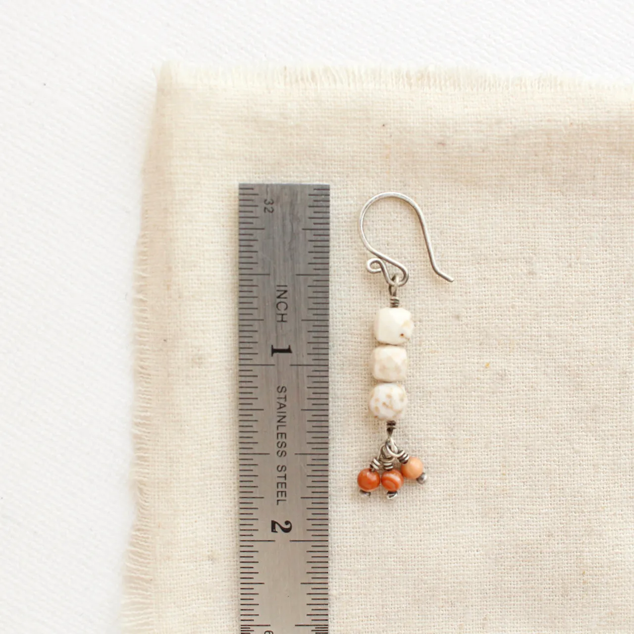 Stacked Desert Dangle Earrings