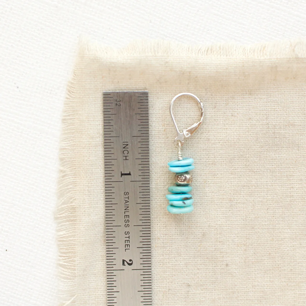 Stacked Turquoise Earrings