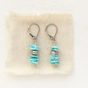 Stacked Turquoise Earrings