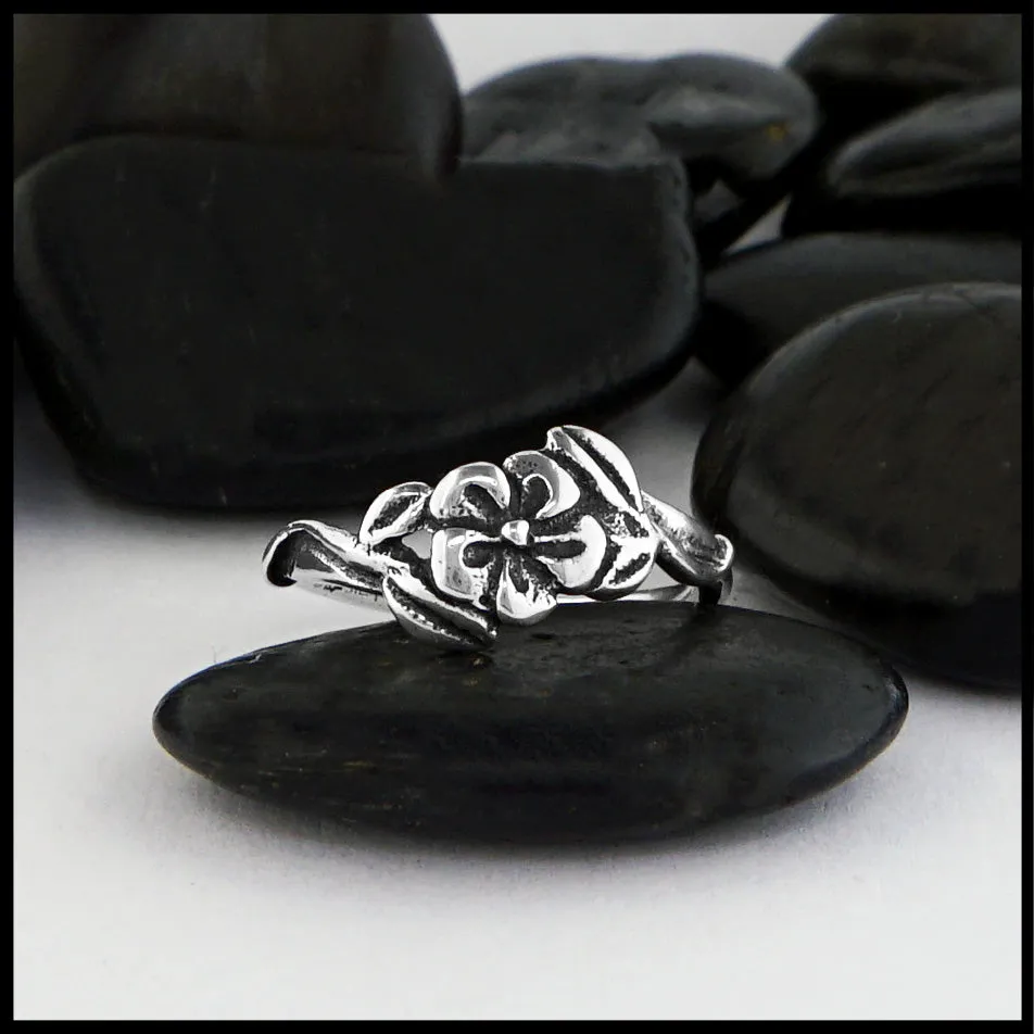 Sterling Silver Flower Ring