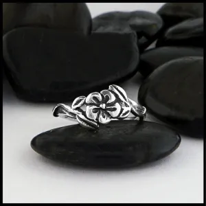 Sterling Silver Flower Ring