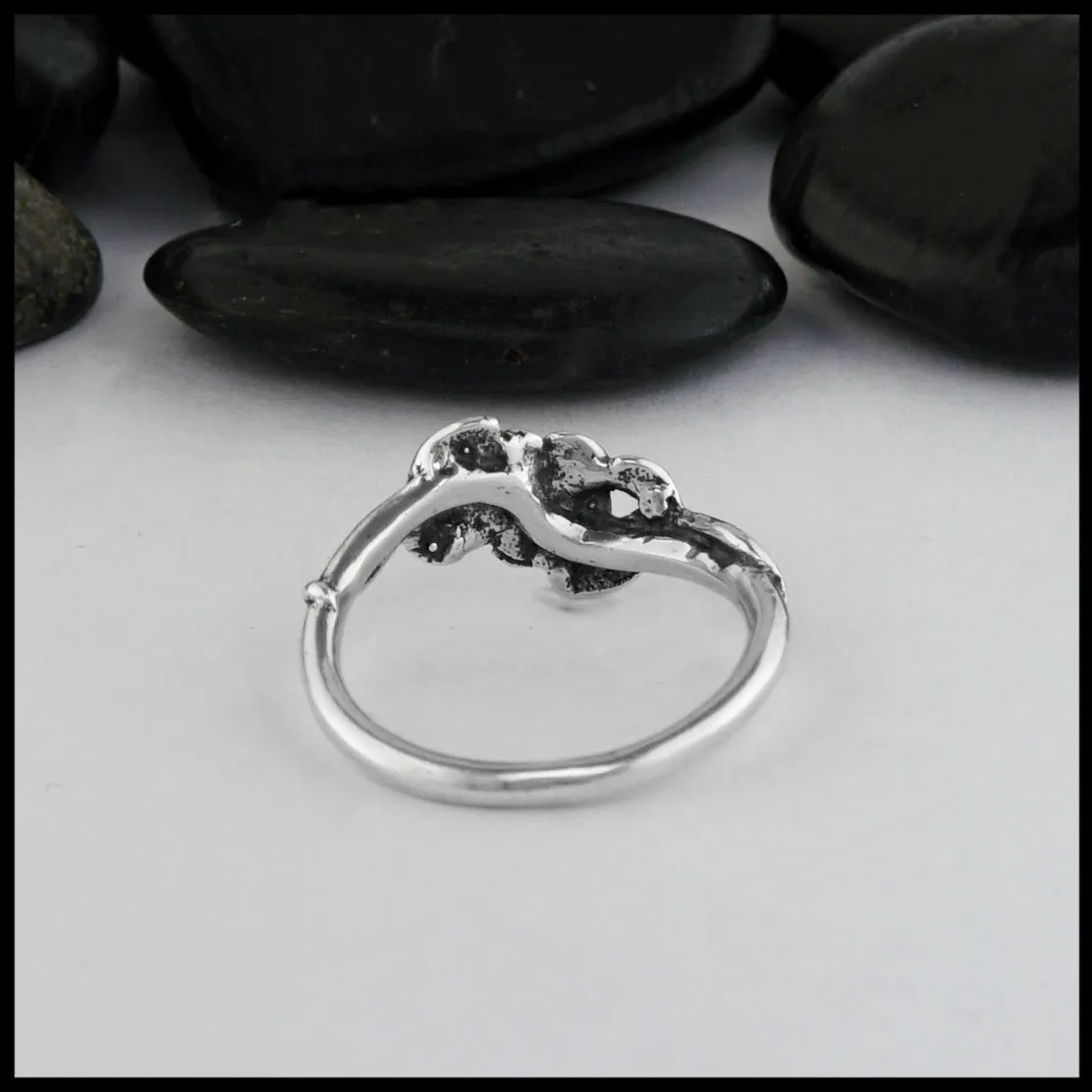Sterling Silver Flower Ring