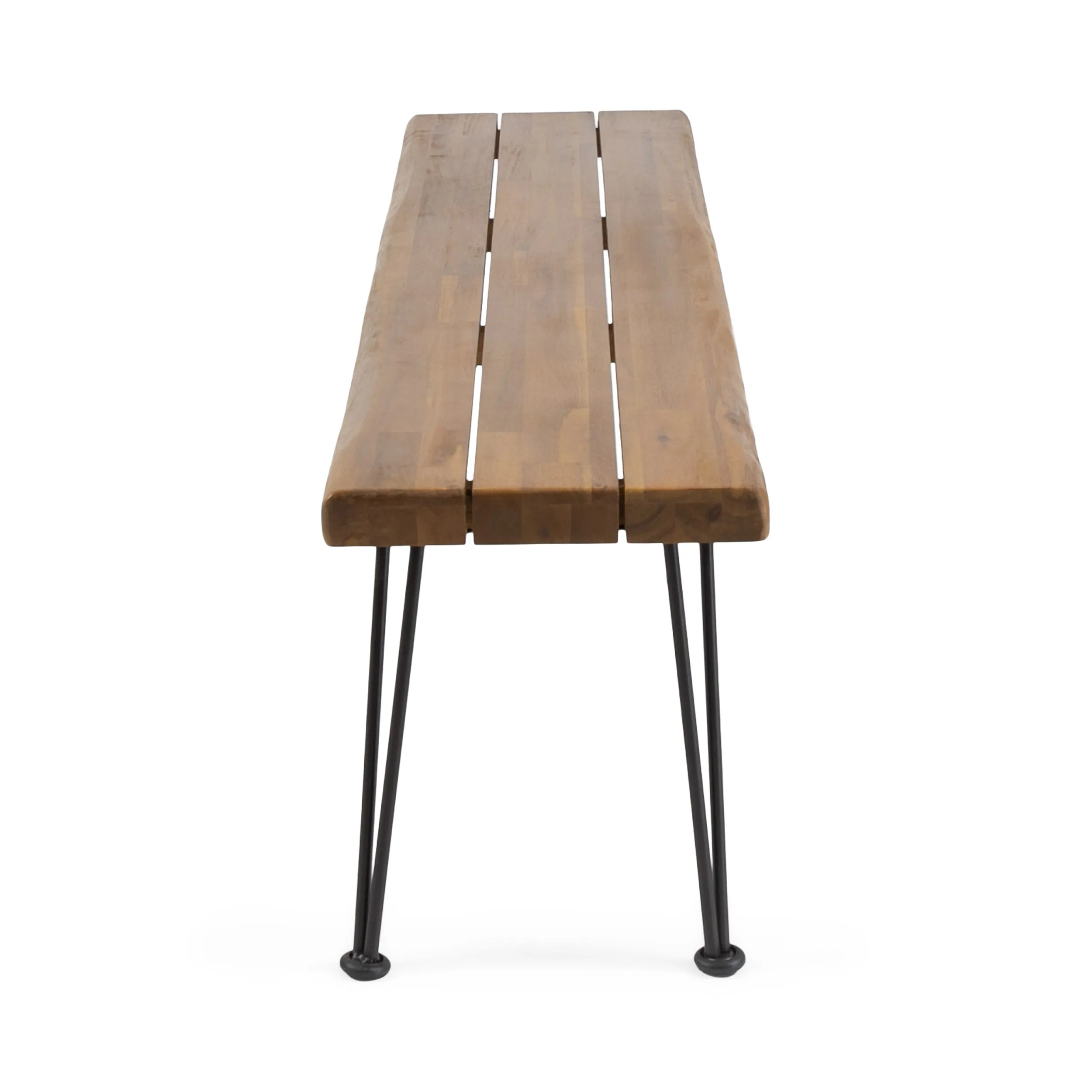 Streamdale ZION INDUSTRIAL WOOD AND METAL RECTANGULAR BENCH