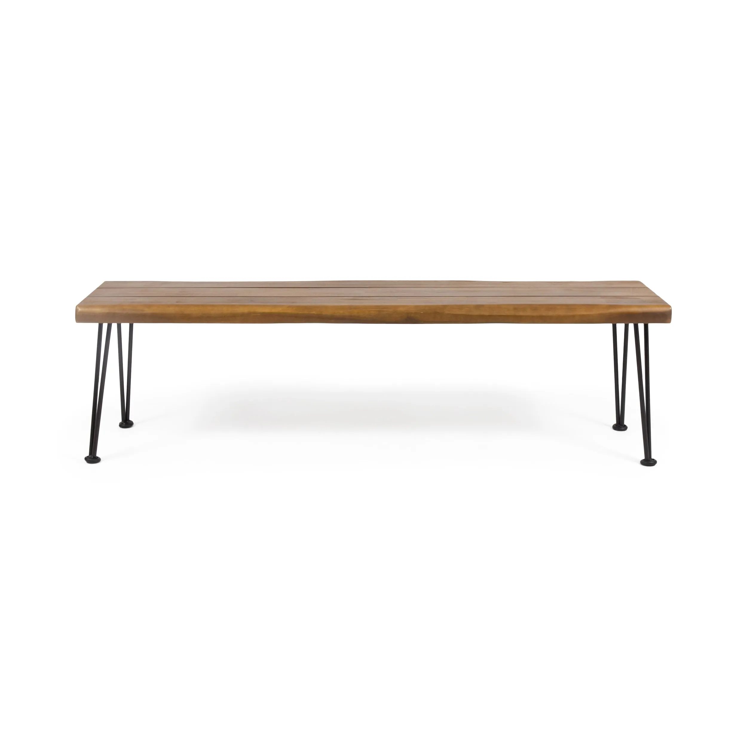 Streamdale ZION INDUSTRIAL WOOD AND METAL RECTANGULAR BENCH