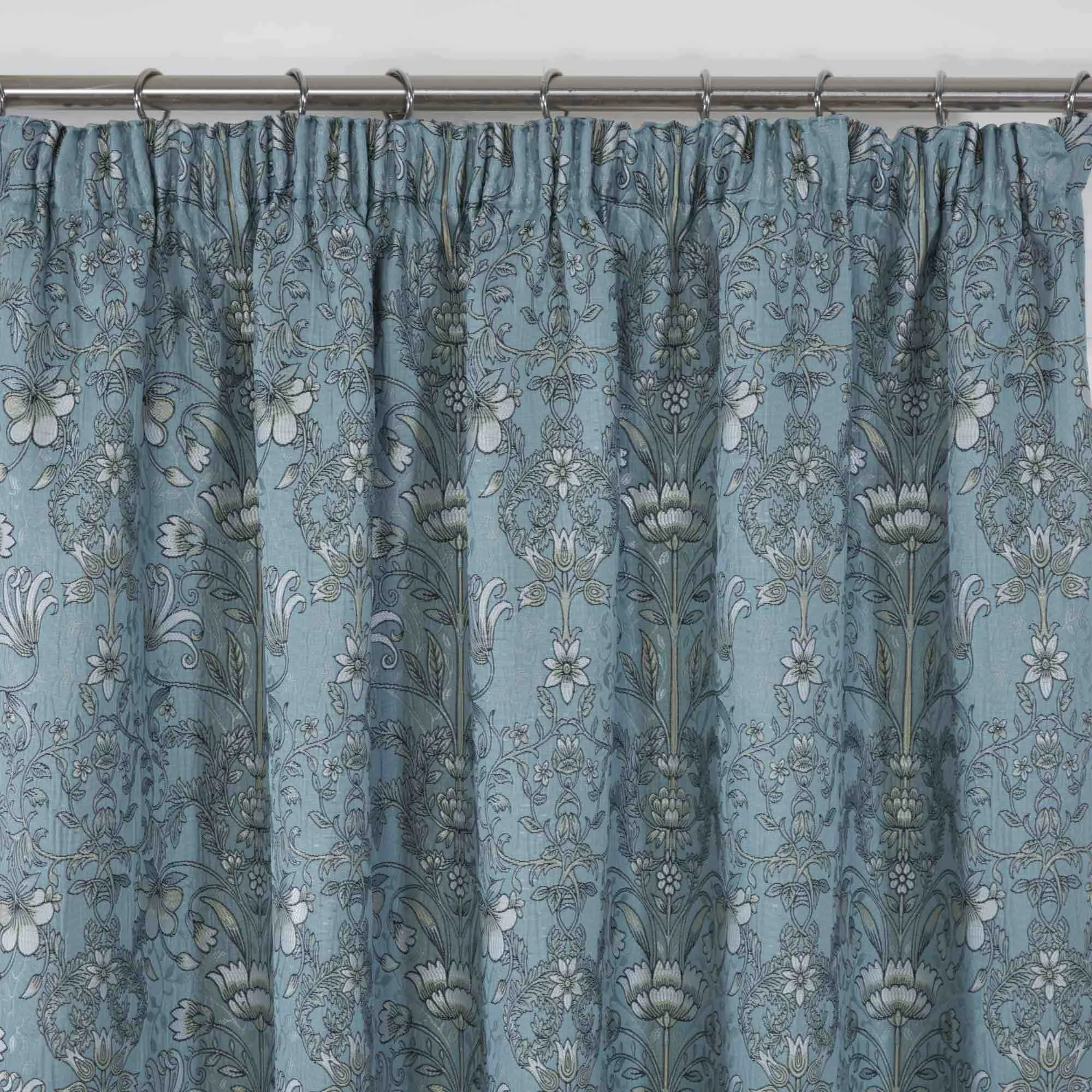 Sundour Kyoto Pencil Pleat Curtains - Blue