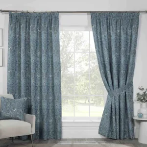 Sundour Kyoto Pencil Pleat Curtains - Blue
