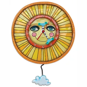 Sunny Skies Clock Art by Allen Designs