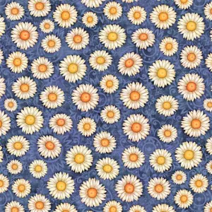 Sweet as Honey by Quilting Treasures DAISY TOSS/BLUE