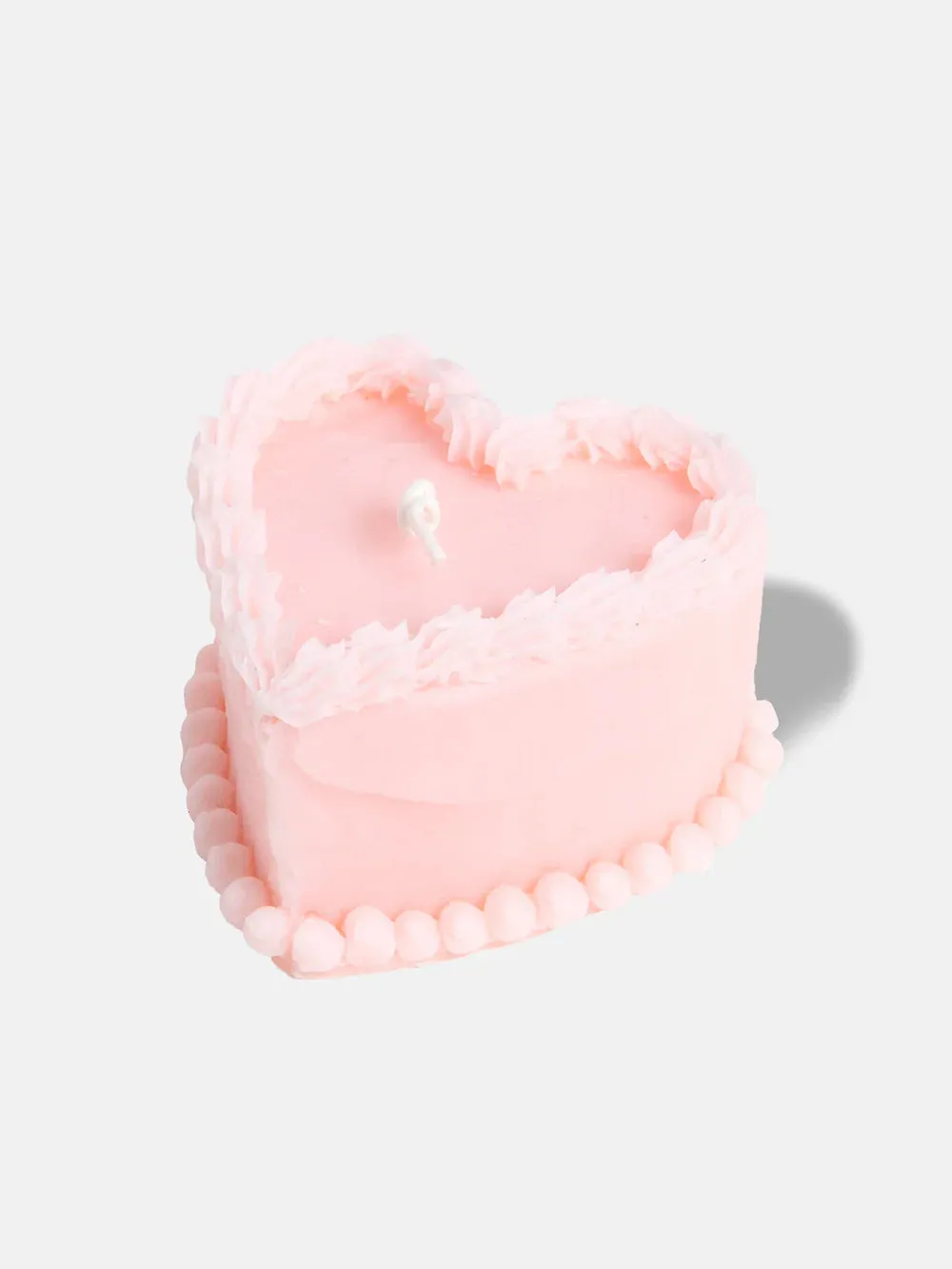 Sweetie 3D Candle Heart Cake - Pink