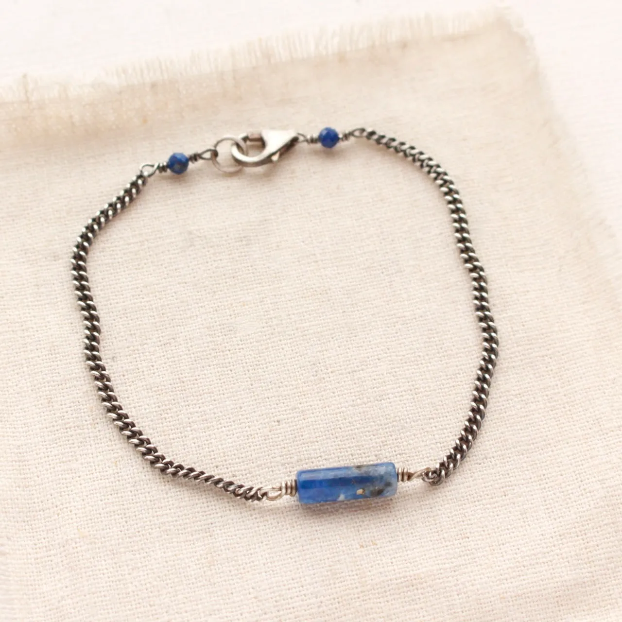 Sydney Lapis Bracelet