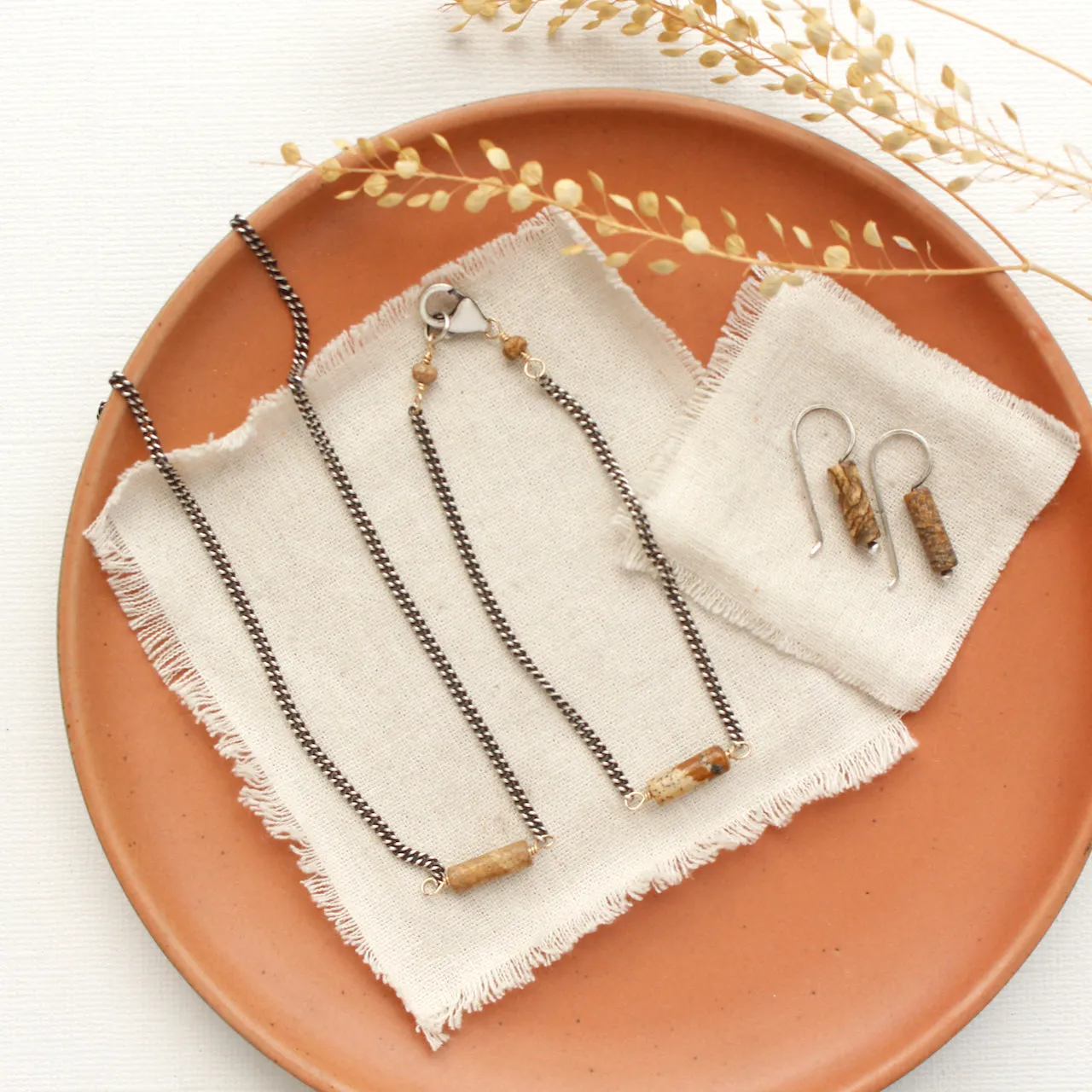 Sydney Picture Jasper Necklace