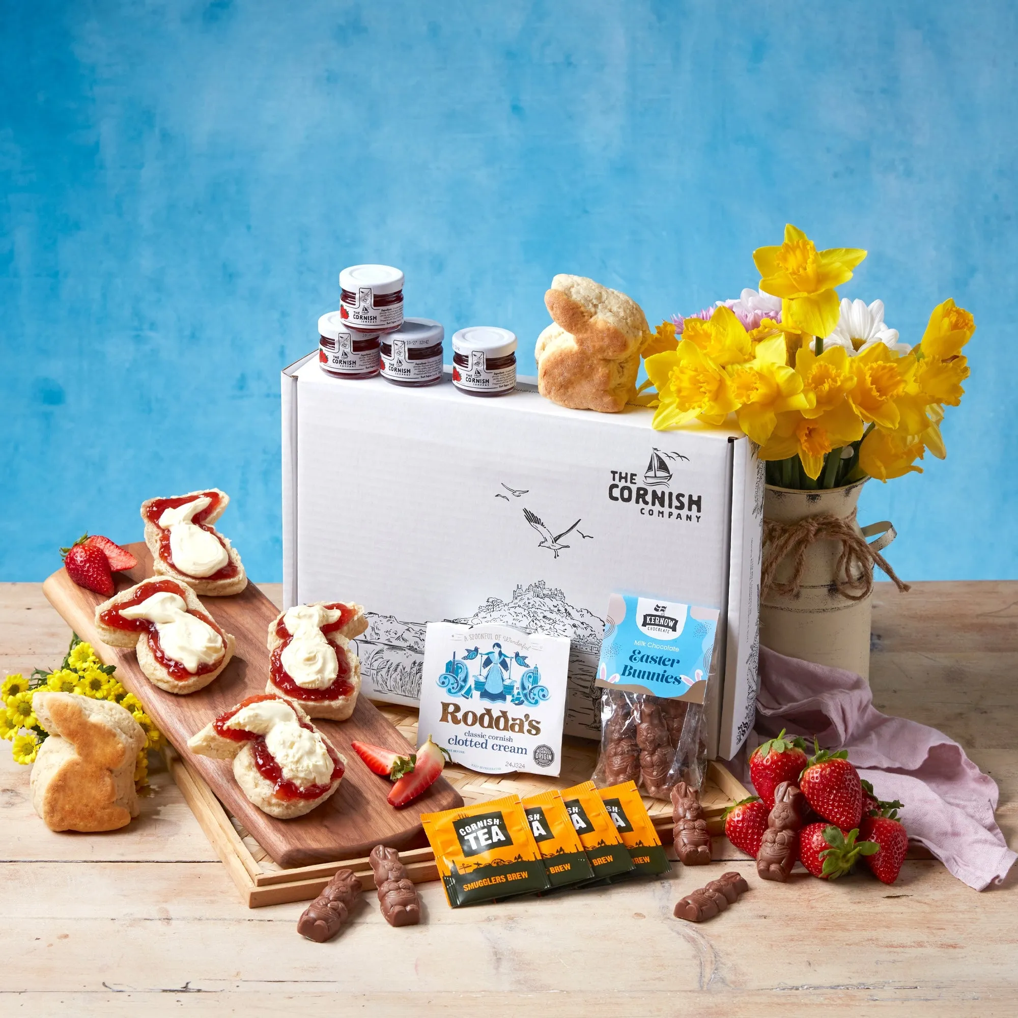 The Easter Bunny Cream Tea Hamper
