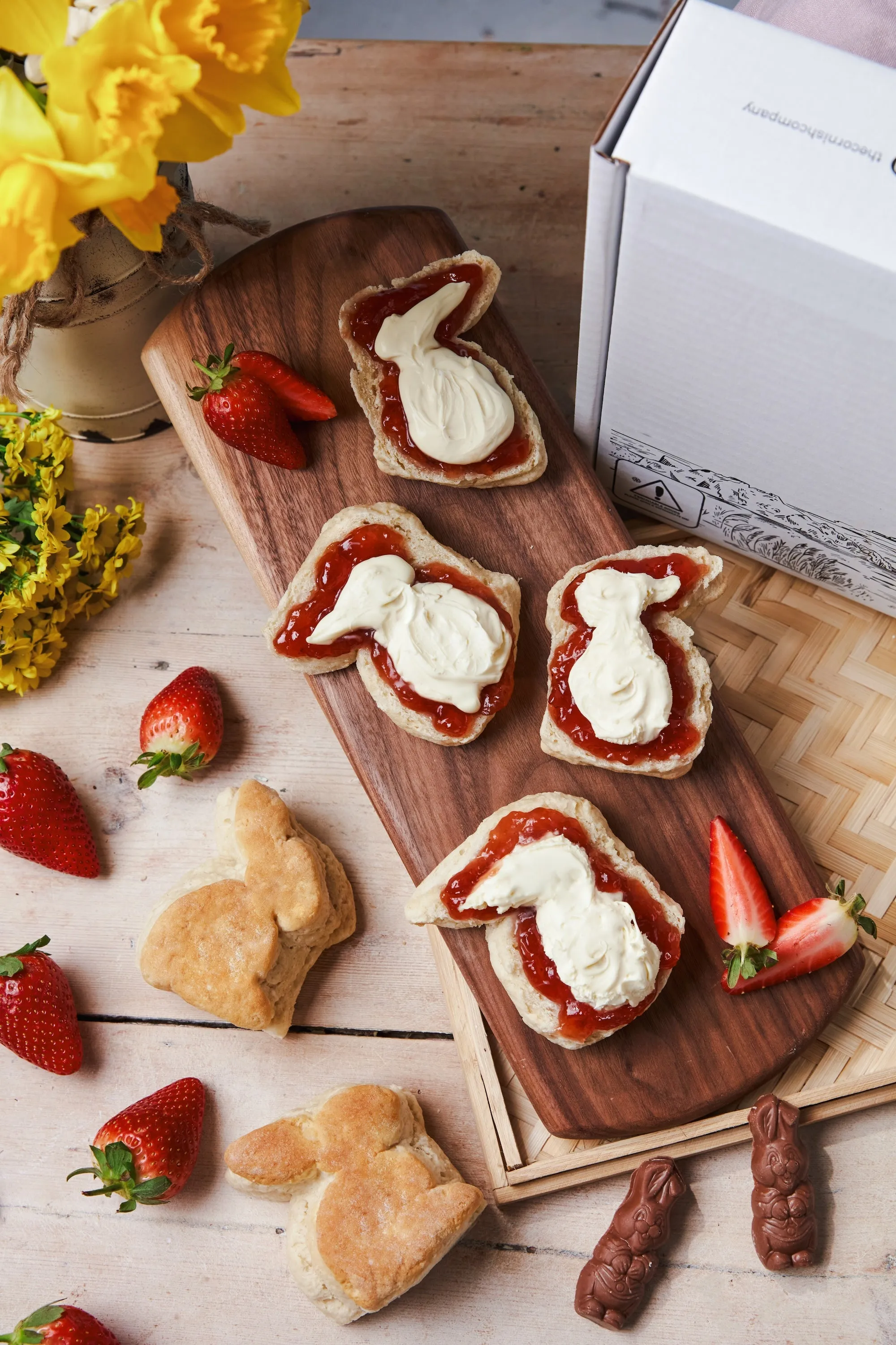 The Easter Bunny Cream Tea Hamper