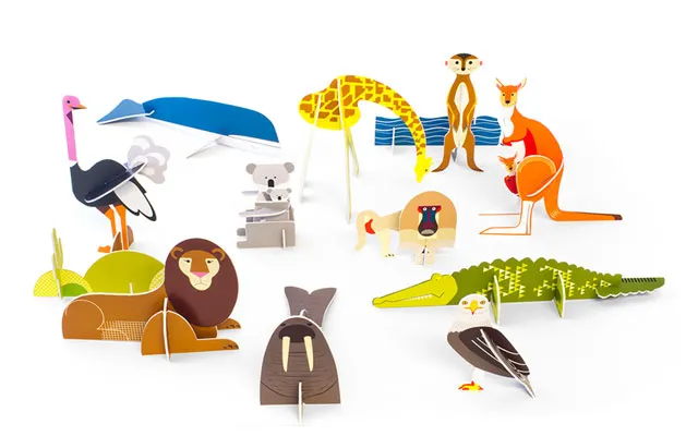 The Wild Animals, Set of 10