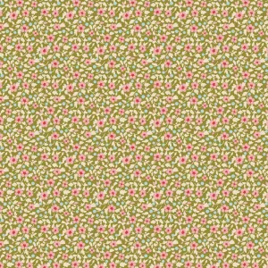 Tilda Creating Memories Fabric | Brie | Green