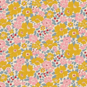 Tilda Creating Memories Fabric | Harper | Yellow