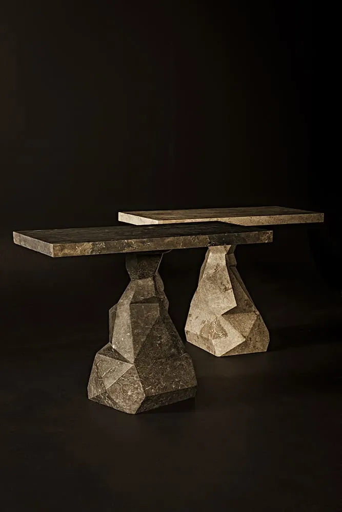 Tilden Console, Black Marble