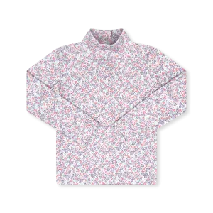 Tiny Tot Turtleneck - Sweet Pea Floral