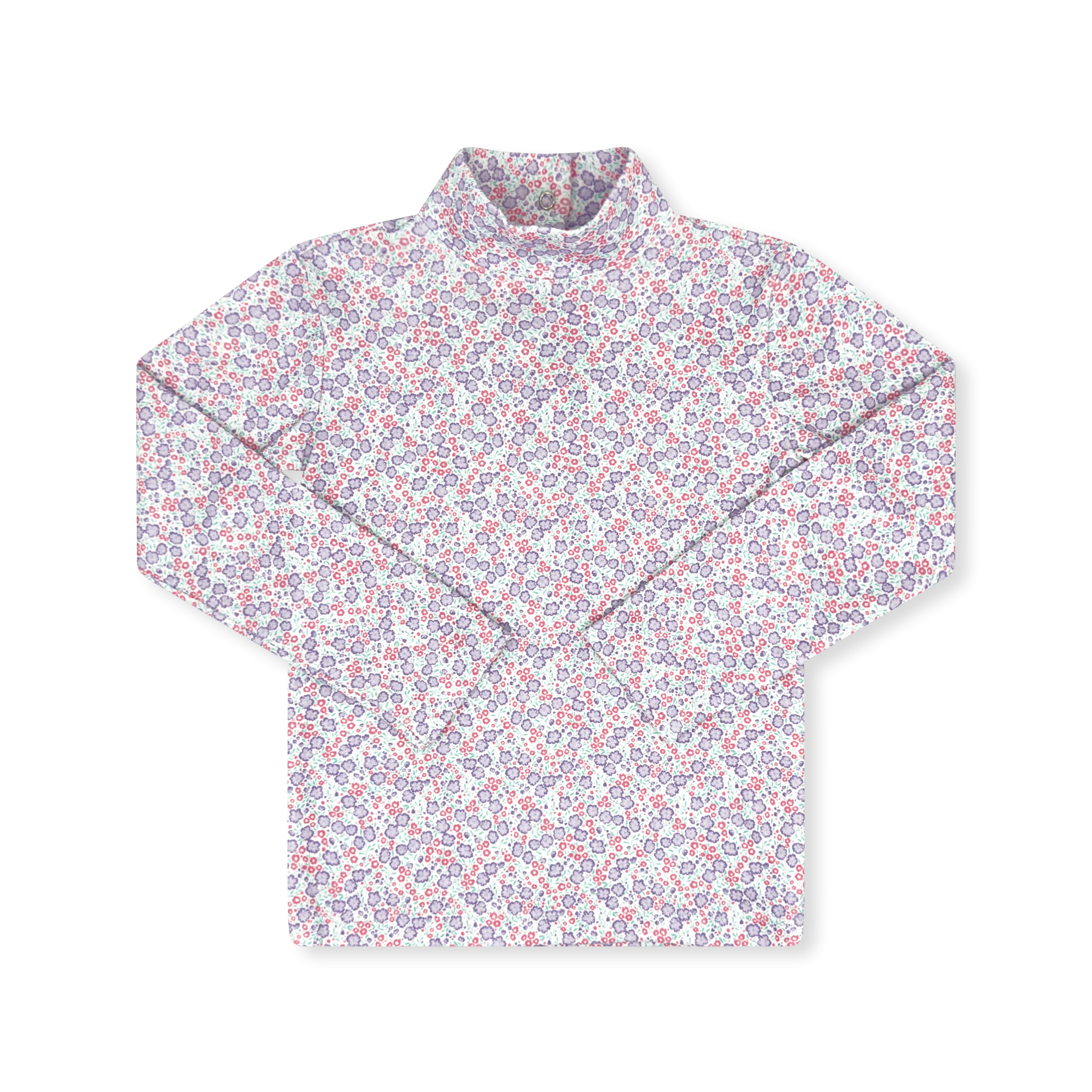 Tiny Tot Turtleneck - Sweet Pea Floral