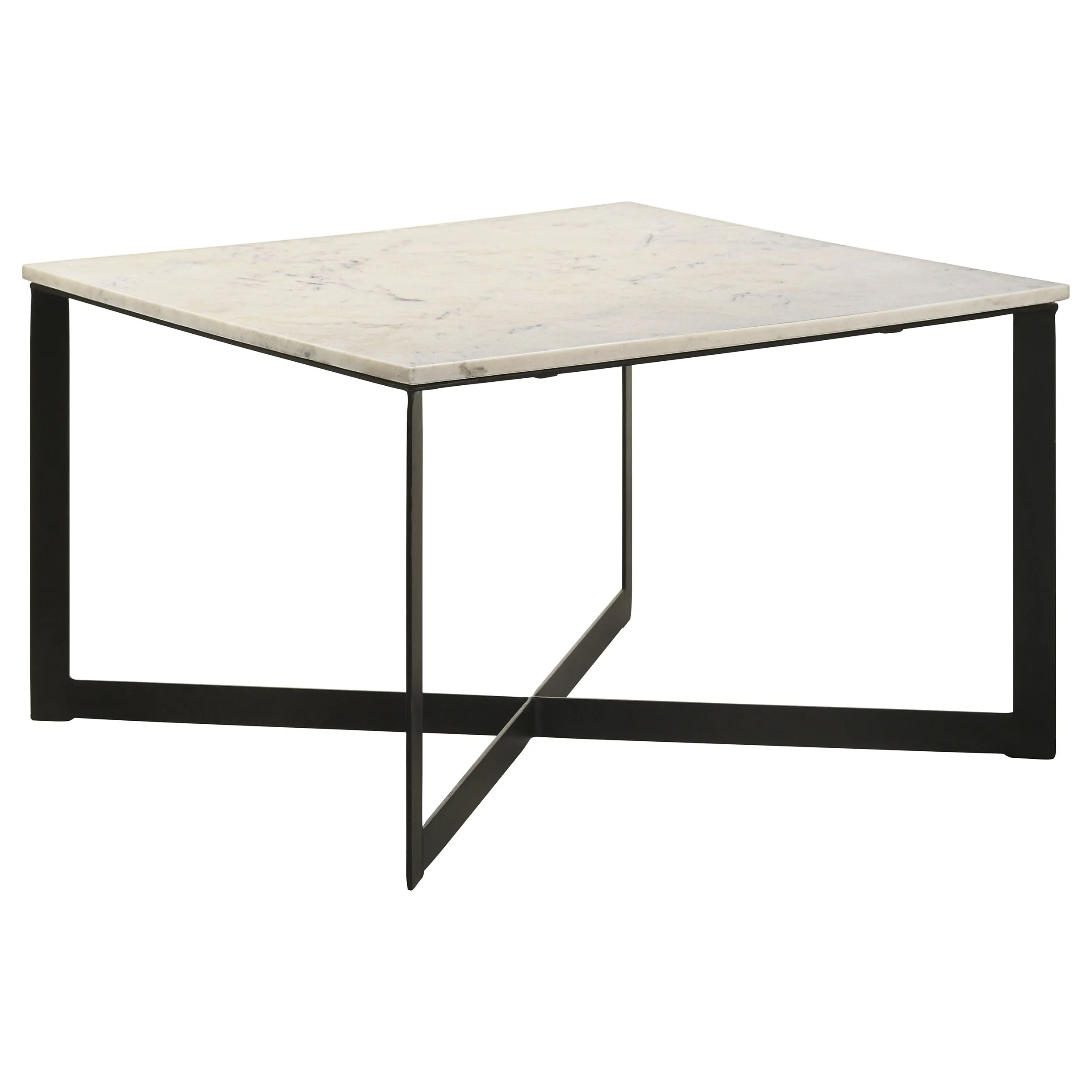 Tobin 3-piece Marble Top Coffee and End Table Set White