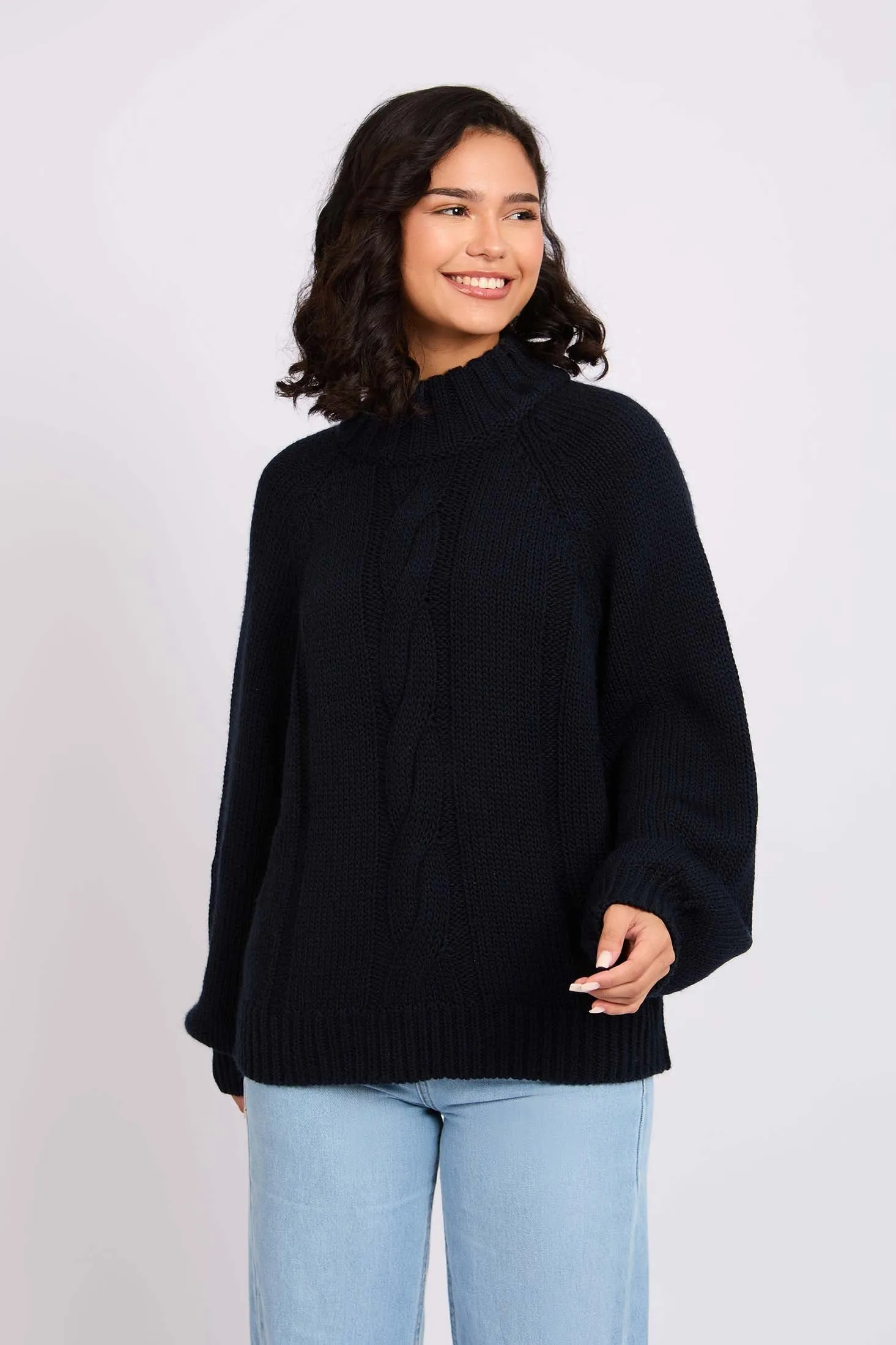 Unisex Sweat Shirt  Loose Fit Printed Hoodie Navy