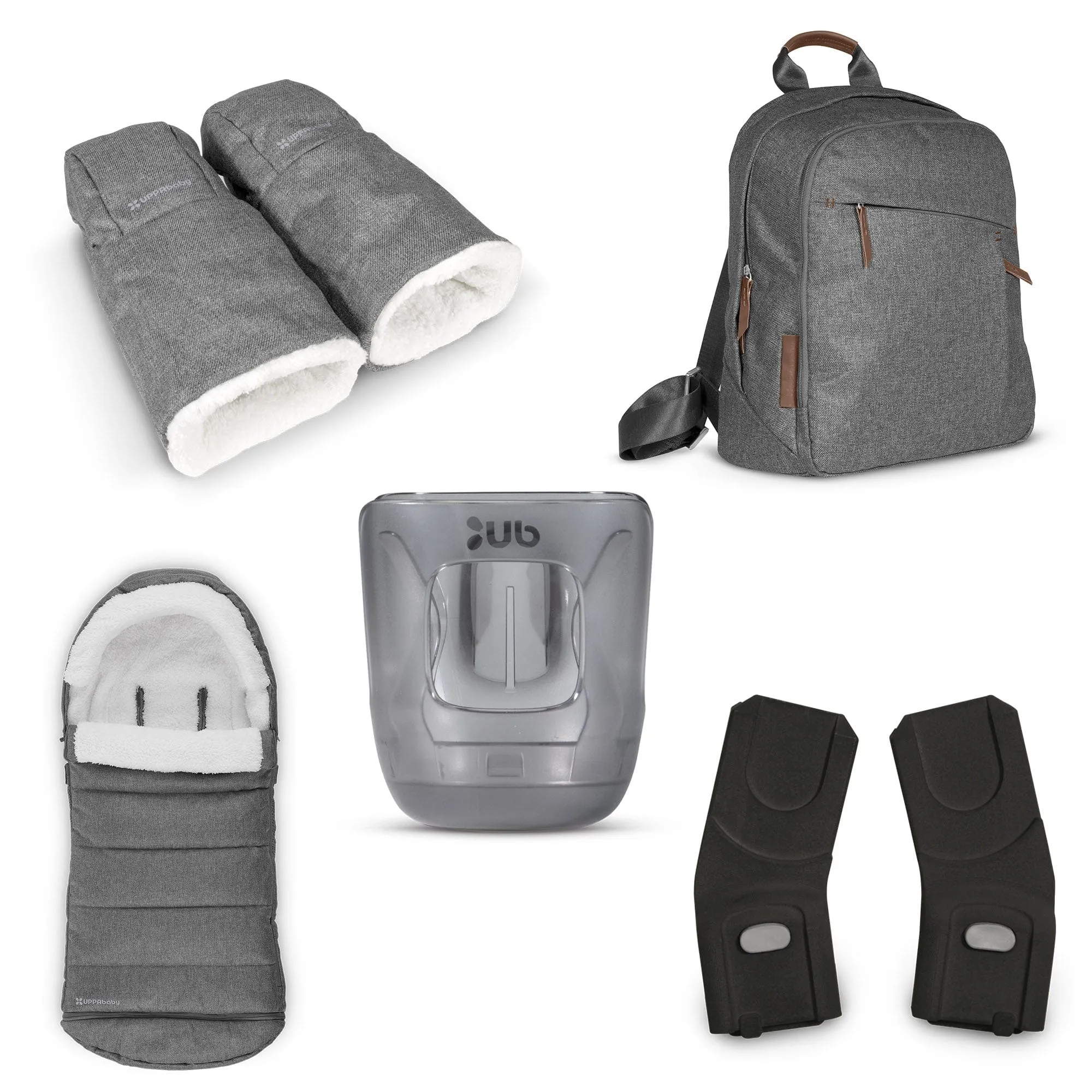 Uppababy Vista V3 Complete Bundle - Greyson