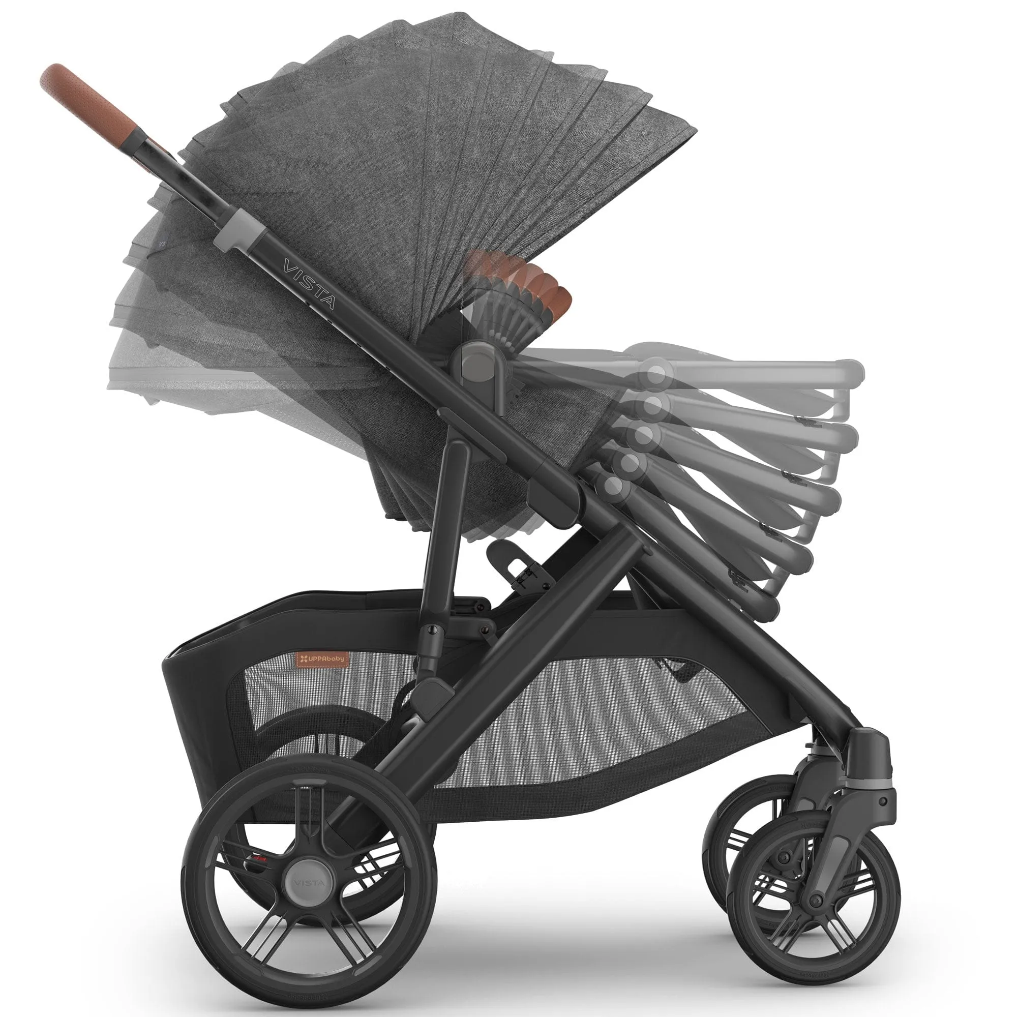 Uppababy Vista V3 Complete Bundle - Greyson