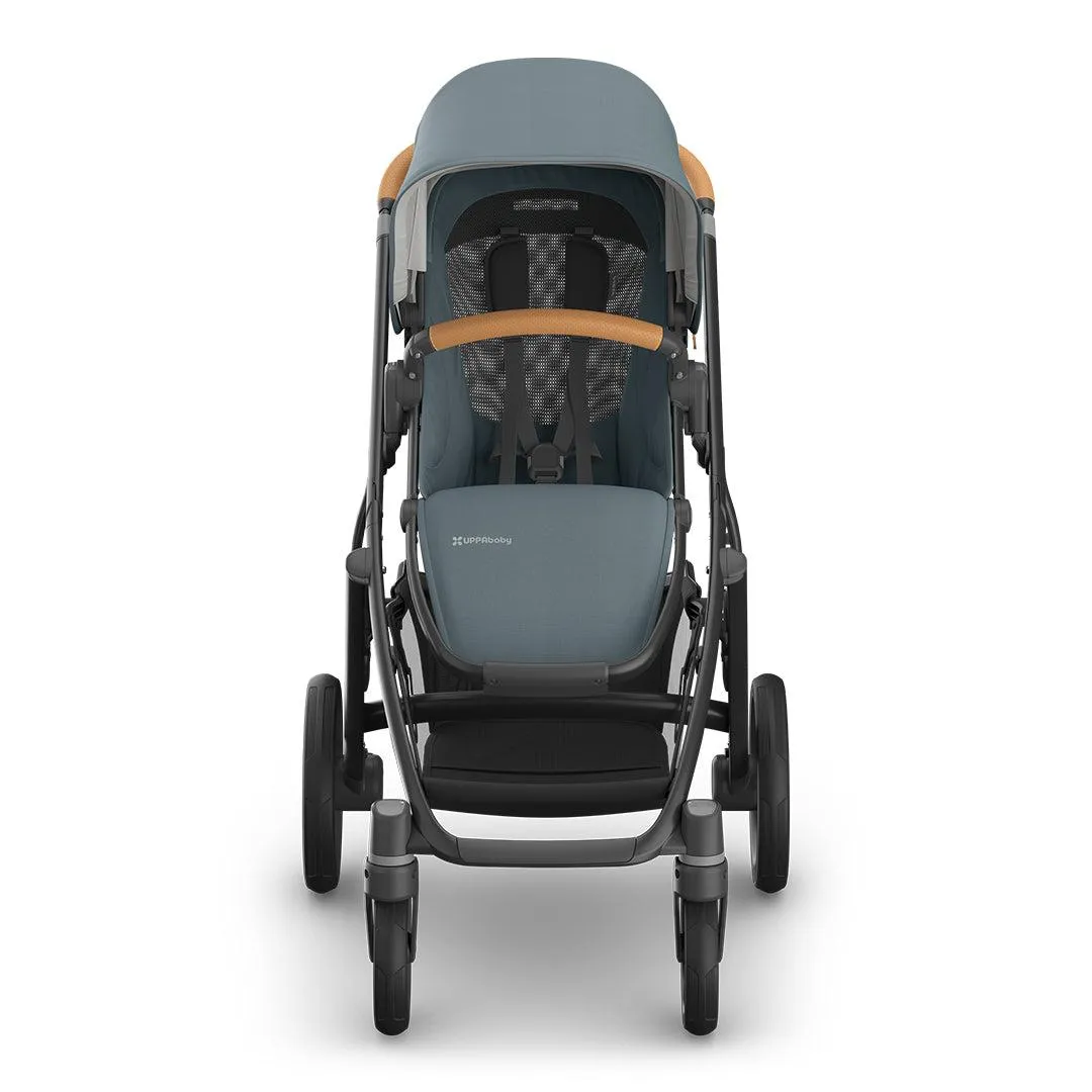 UPPAbaby Vista V3 in Dillan - Stone Blue with Mesa iSize Car Seat & Base