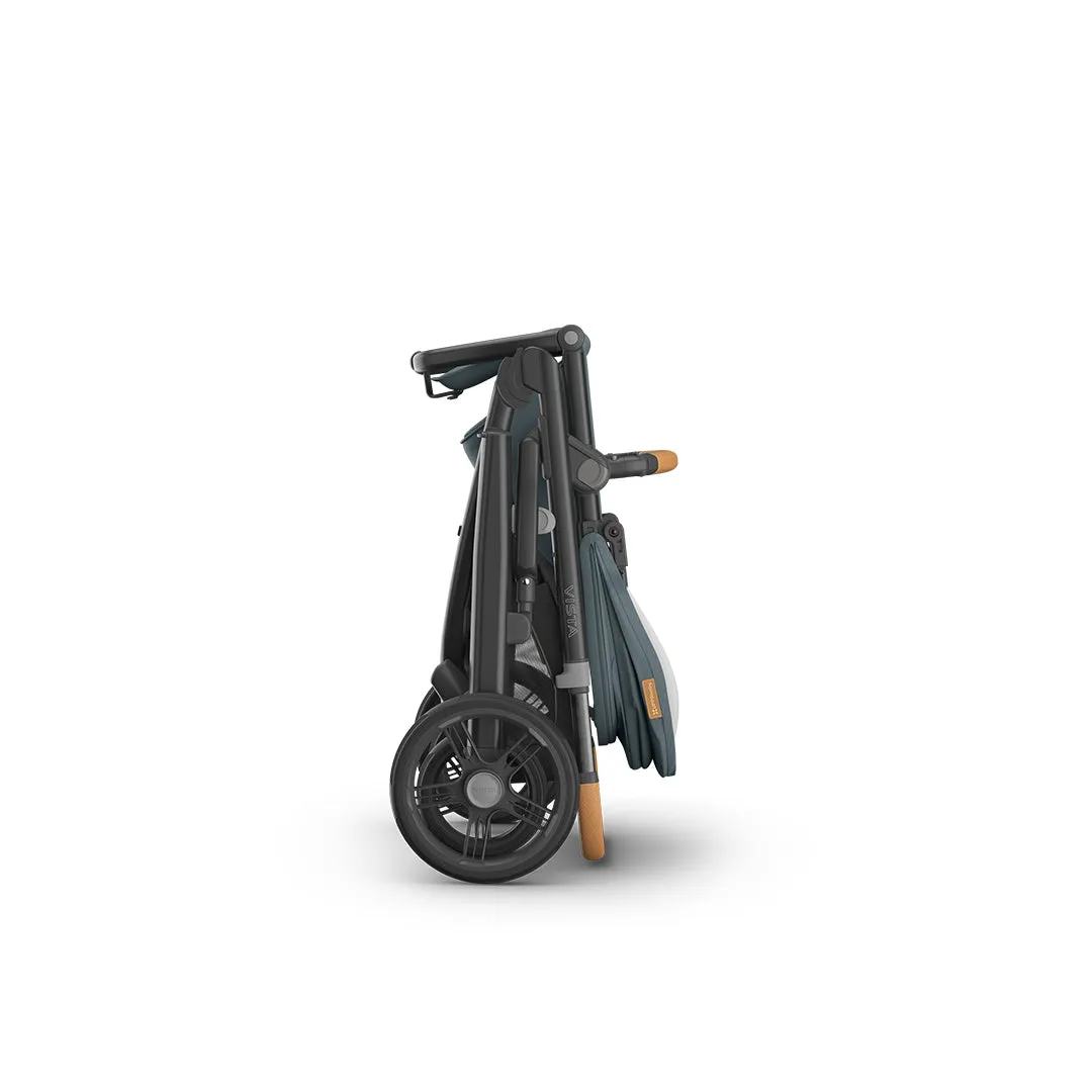 UPPAbaby Vista V3 in Dillan - Stone Blue with Mesa iSize Car Seat & Base