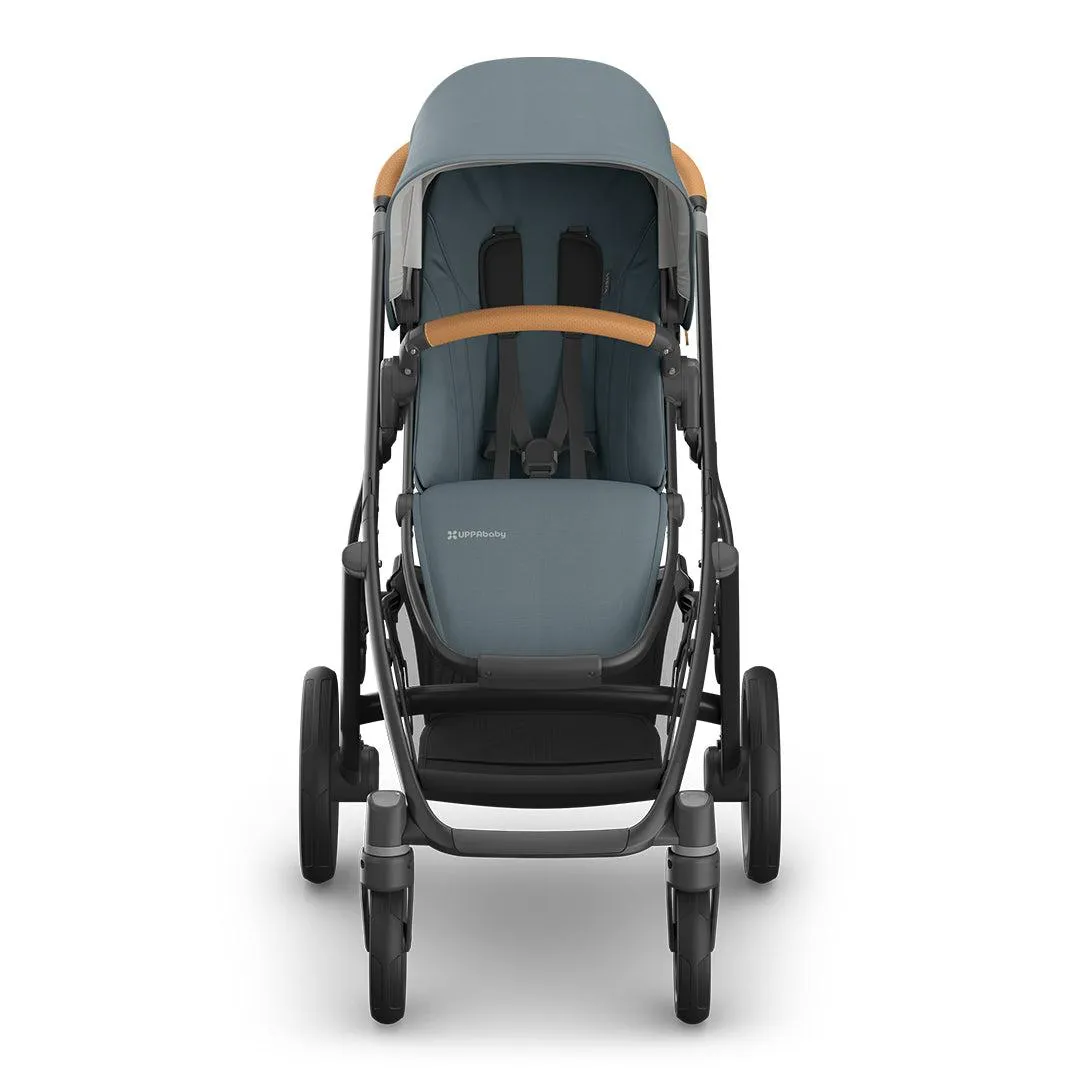UPPAbaby Vista V3 in Dillan - Stone Blue with Mesa iSize Car Seat & Base