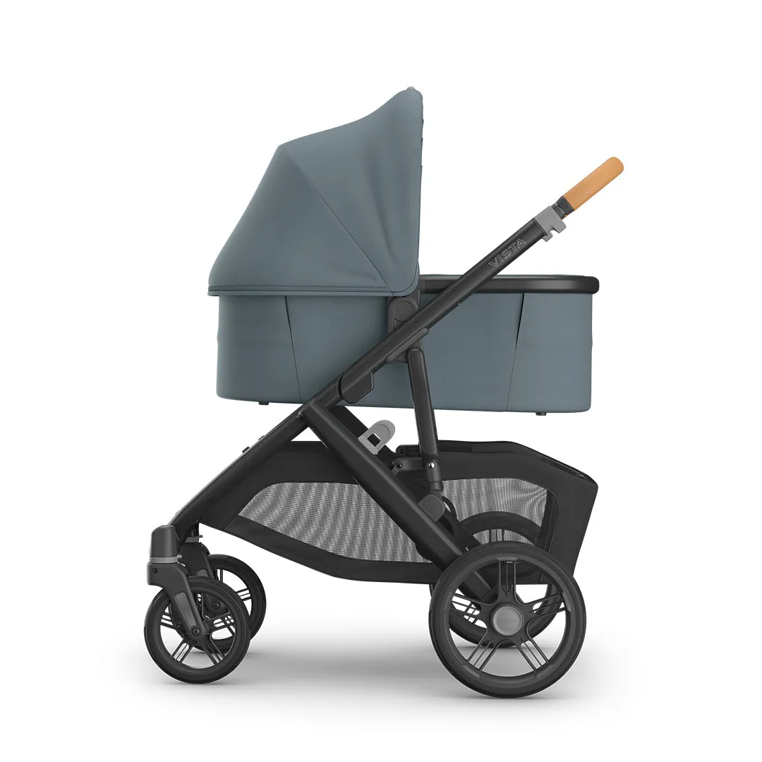 UPPAbaby Vista V3 in Dillan - Stone Blue with Mesa iSize Car Seat & Base